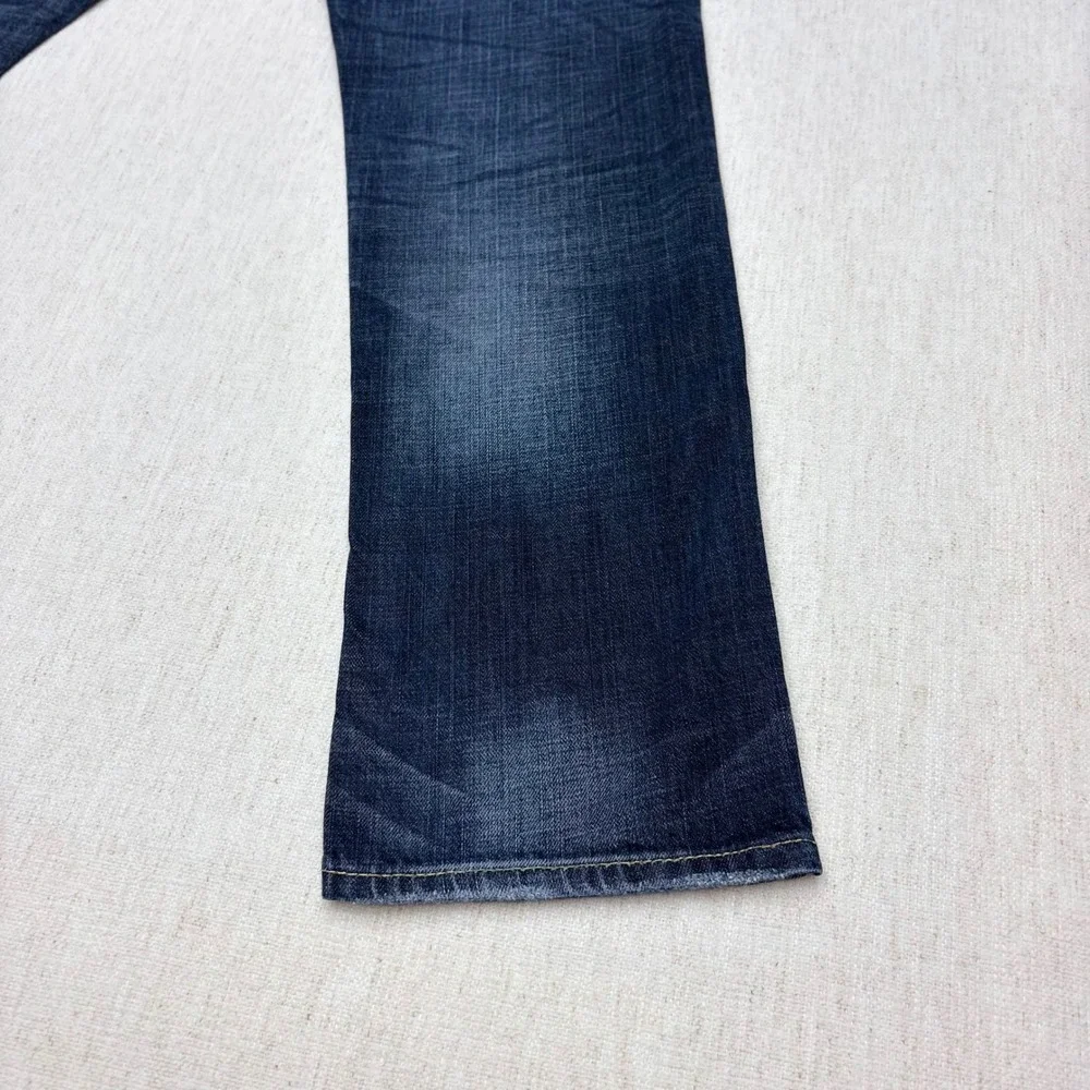 American Eagle Slim Straight Dark Wash Jeans Mens 26x28 100% Cotton Made In 2013